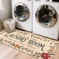 Laundry Room Rug 20"x47" – Low-Profile Boho Non-Slip Area Rug