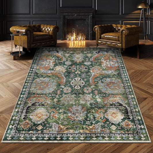 VORNELO Vintage Boho Rugs for Living Room (6' x 9')