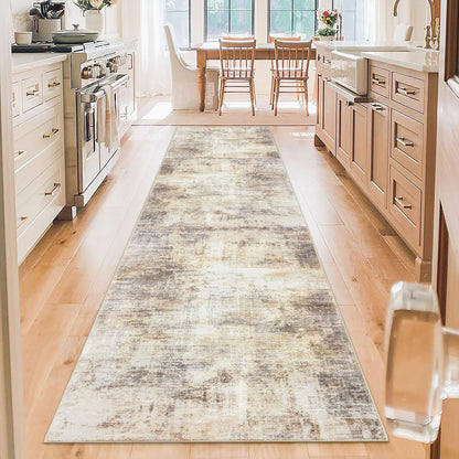 VORNELO Abstract Washable Runners for Hallways (3'x10')