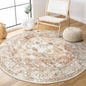 VORNELO Vintage Hallway Circle Round Rug 4'