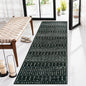 VORNELO Moroccan Black Runner Rug (2'x6')