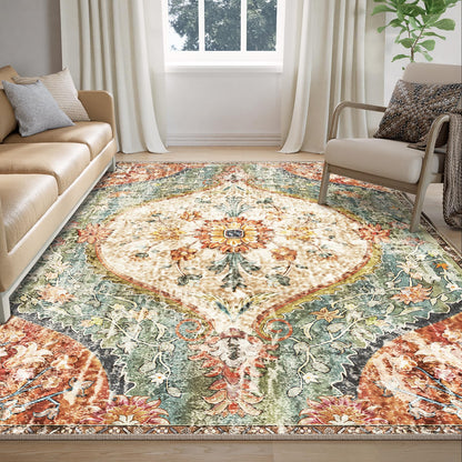 VORNELO Vintage Boho Rugs for Living Room (5'x7')
