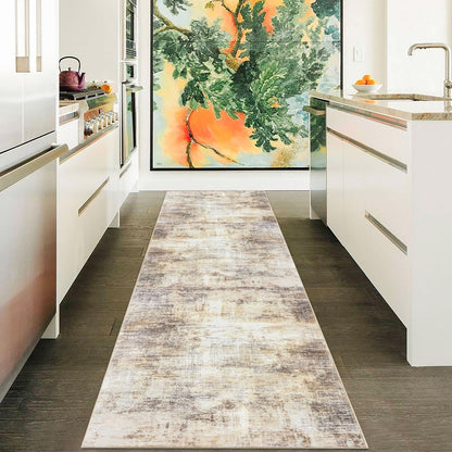 VORNELO Abstract Washable Runners for Hallways (3'x10')