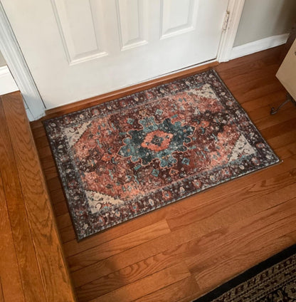 VORNELO Vintage Boho Rugs for Entryway (2'x3')