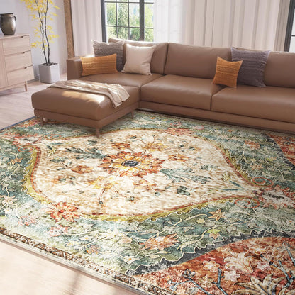 VORNELO Vintage Boho Rugs for Living Room (5'x7')