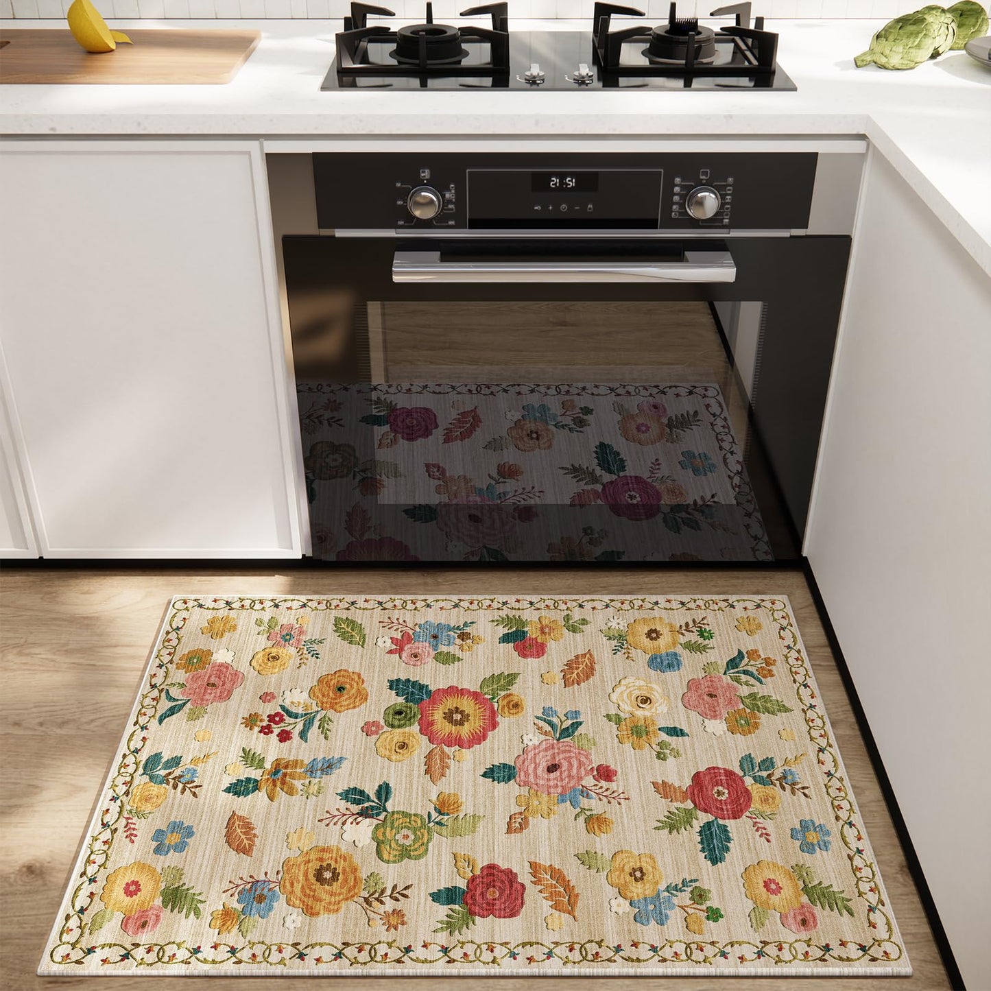 VORNELO Washable Small Entryway Area Rugs(2'x3')