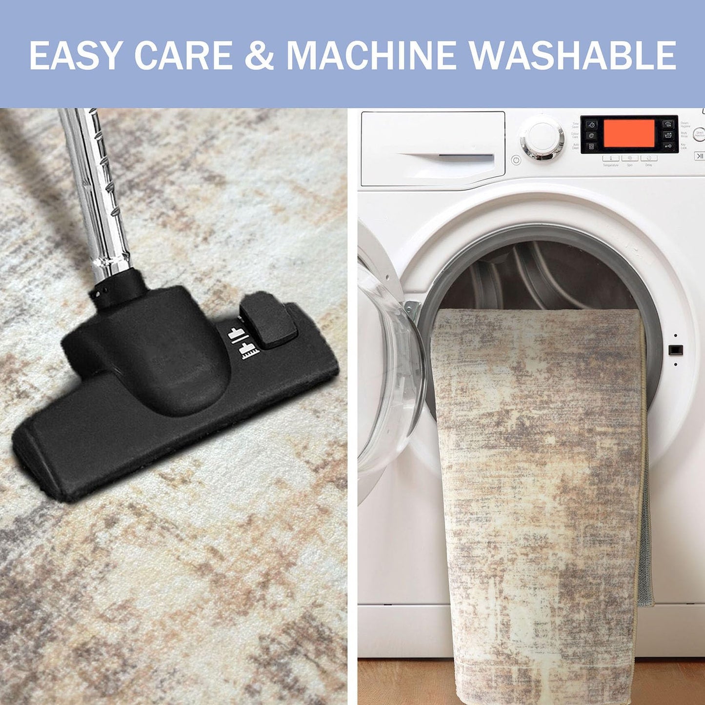 VORNELO Abstract Washable Runners for Hallways (3'x10')