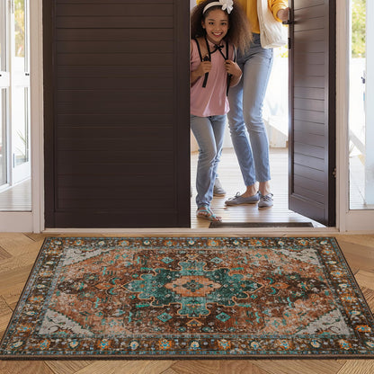 VORNELO Vintage Boho Rugs for Entryway (2'x3')