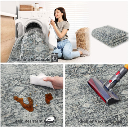 VORNELO Washable Small Entryway Area Rugs(2'x3')