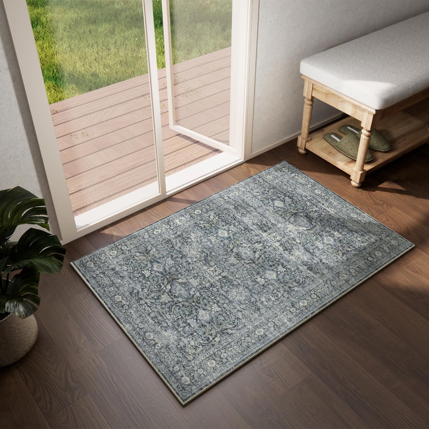 VORNELO Washable Small Entryway Area Rugs(2'x3')