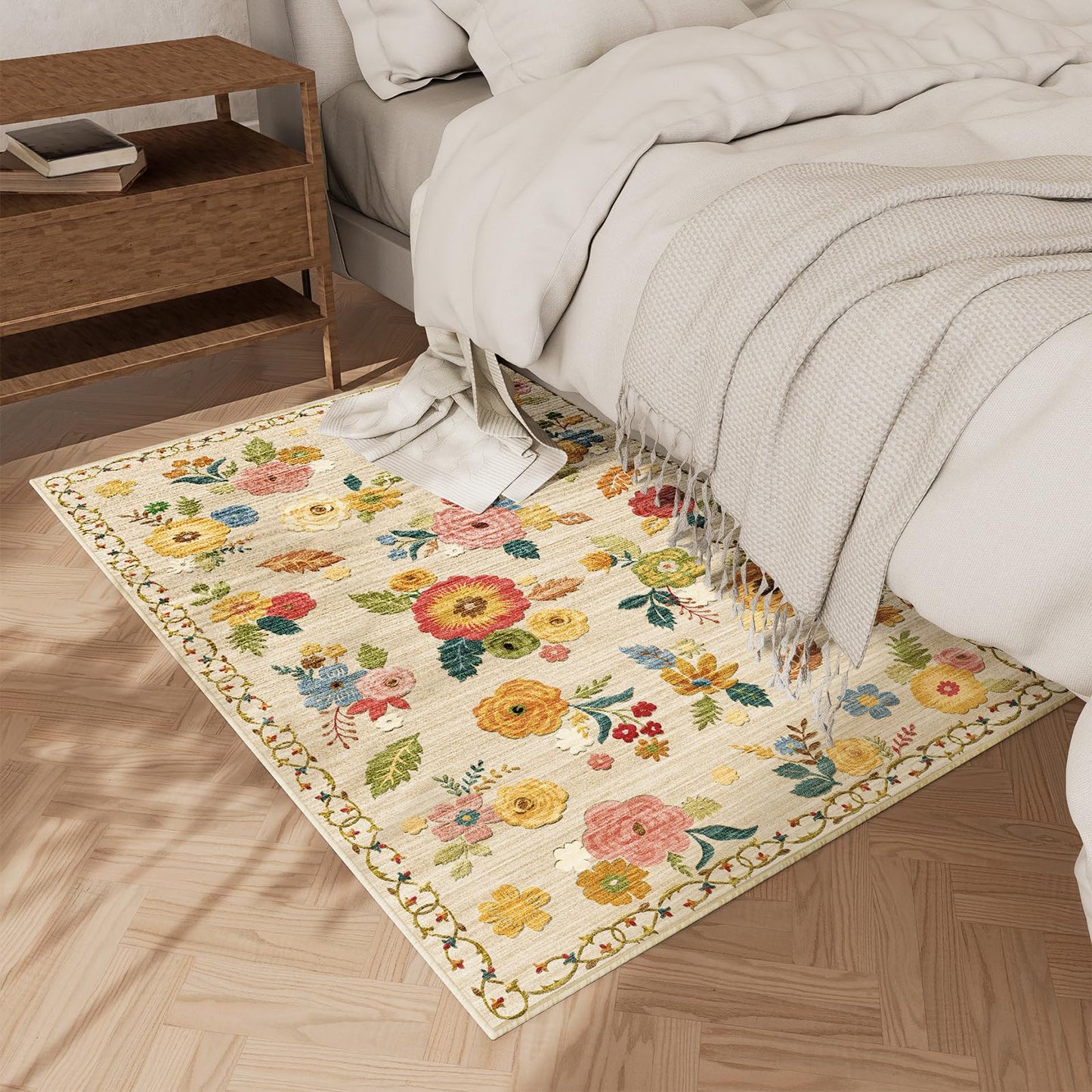 VORNELO Washable Small Entryway Area Rugs(2'x3')